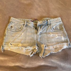 Denim shorts